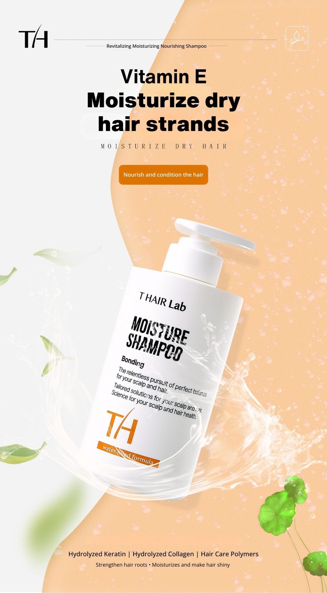 Moisture Shampoo — Deep moisture for dry, thirsty hair.
