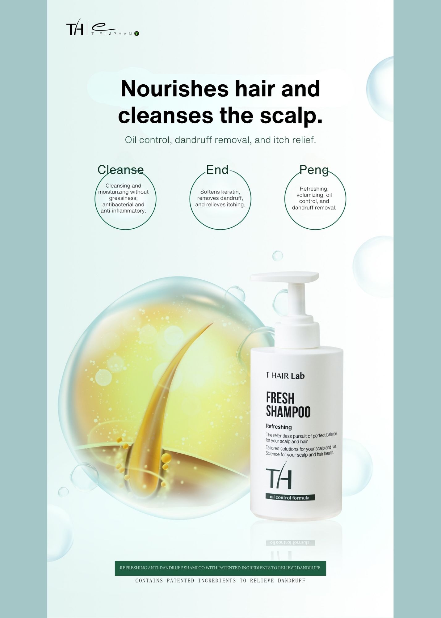 Fresh Shampoo — Nourishes hair and cleanses the scalp.